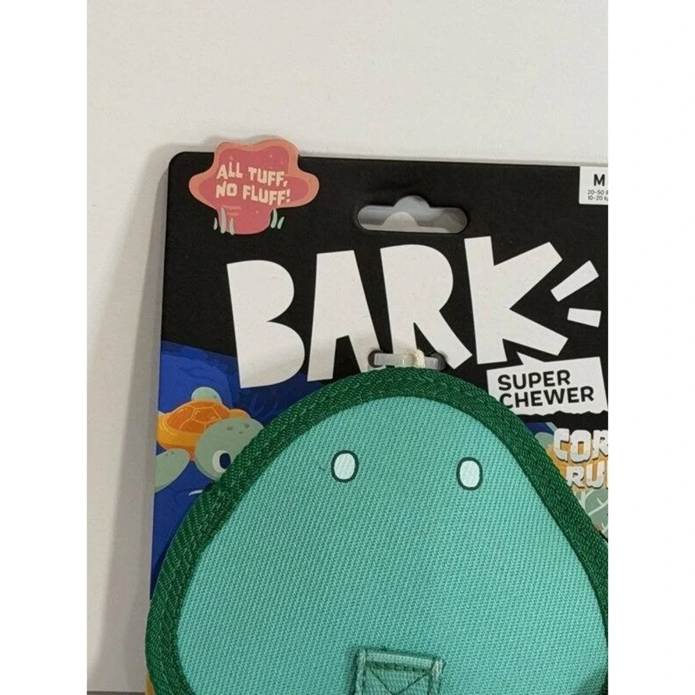 Bark Box Flingray Tug Super Chewer Dog Toy New Size‎ Medium 20-50lbs